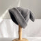 Draping rabbit ears rabbit fur hat women autumn and winter knitted wool hat winter warm Korean version of Japanese hat