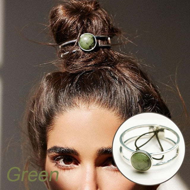 Original Design Alloy Round Top Hairpin Bun Cage Minimalist Bun Holder Cage Hair Stick Girl Hair Accessories Hair Jewelry