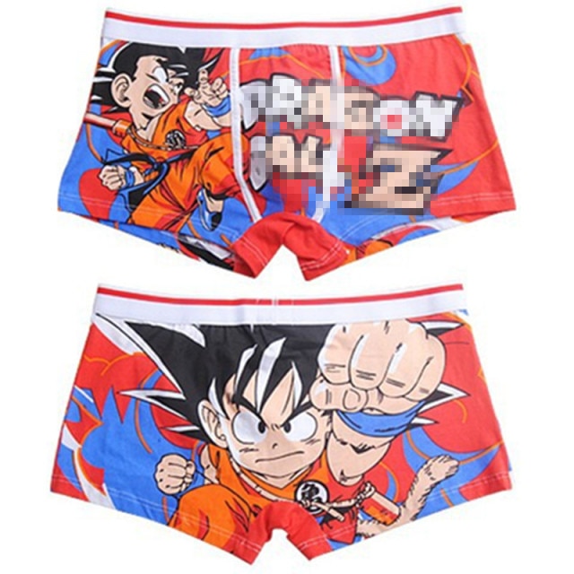 Anime Son Goku Kakarotto Cosplay Underpants Boxer Shorts Man cotton Male Panties Breathable Funny Mens Underwear