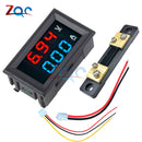 Mini Digital Voltmeter Ammeter DC 0-100V/ 7-110V 50A Amp Volt Voltage Current Meter Detector Tester 0.28" Dual LED Display Gauge