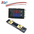 Mini Digital Voltmeter Ammeter DC 0-100V/ 7-110V 50A Amp Volt Voltage Current Meter Detector Tester 0.28" Dual LED Display Gauge