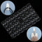 20/6PCS Wall Transparent Removable Hook Strong Seemless Cable Clamp Adhesive Hook Rack Bathroom Kitchen Towel Key Hanger