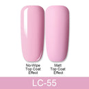 LILYCUTE Matte Gel Nail Polish Matte Top Coat Need 7ML Autumn Color Hybrid Varnish Soak Off UV Gel Nail Art Design Gel Polish