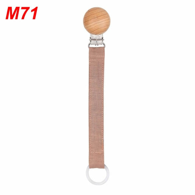 Cotton Linen Baby Pacifier Chain Clip Soother Nipple Holder Clasps Dummy  Attache Feeding Dropship