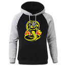Hoody Cobra Kai Printing New Autumn Warm Man Raglan Hoodies Big Size Harajuku Men Sweatshirt Street Fashion Punk Mens Pullover