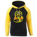 Hoody Cobra Kai Printing New Autumn Warm Man Raglan Hoodies Big Size Harajuku Men Sweatshirt Street Fashion Punk Mens Pullover
