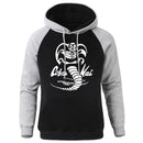 Hoody Cobra Kai Printing New Autumn Warm Man Raglan Hoodies Big Size Harajuku Men Sweatshirt Street Fashion Punk Mens Pullover
