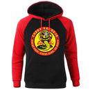 Hoody Cobra Kai Printing New Autumn Warm Man Raglan Hoodies Big Size Harajuku Men Sweatshirt Street Fashion Punk Mens Pullover