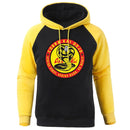 Hoody Cobra Kai Printing New Autumn Warm Man Raglan Hoodies Big Size Harajuku Men Sweatshirt Street Fashion Punk Mens Pullover