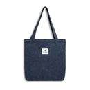 Women Corduroy Shopping Bag Female Canvas Cloth Shoulder Bag Environmental Storage Handbag Reusable Foldable Eco Grocery Totes