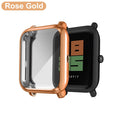 Screen Protector Slim Colorful Frame TPU Case Cover Protect Shell For Huami Amazfit Bip Younth Watch with Screen Protector