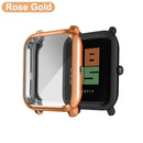 Screen Protector Slim Colorful Frame TPU Case Cover Protect Shell For Huami Amazfit Bip Younth Watch with Screen Protector