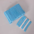 100Pcs Disposable Shower Cap Plastic Waterproof Transparent Color Shower Hat Hotel For Travel Home One Time Bathroom Products