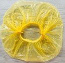 100Pcs Disposable Shower Cap Plastic Waterproof Transparent Color Shower Hat Hotel For Travel Home One Time Bathroom Products