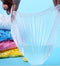 100Pcs Disposable Shower Cap Plastic Waterproof Transparent Color Shower Hat Hotel For Travel Home One Time Bathroom Products