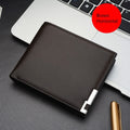 PU Men's Wallet Retro Leather Men's Short Wallet Horizontal Multi-Card Wallet Luxury Wallet Fashion Pure Color Wallet
