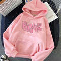 Bratz Letter print hoodie Autumn winter Sweatshirt unisex men and Women's Casual student Fashion Hooded Sweatshirt Long Sleeve