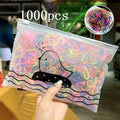 1000pcs Colors Girls Baby Hair Ring Rope Headwear Scrunchies Elastic Hair Band Kids Hair Accessories for Women Fashion Hair Tie