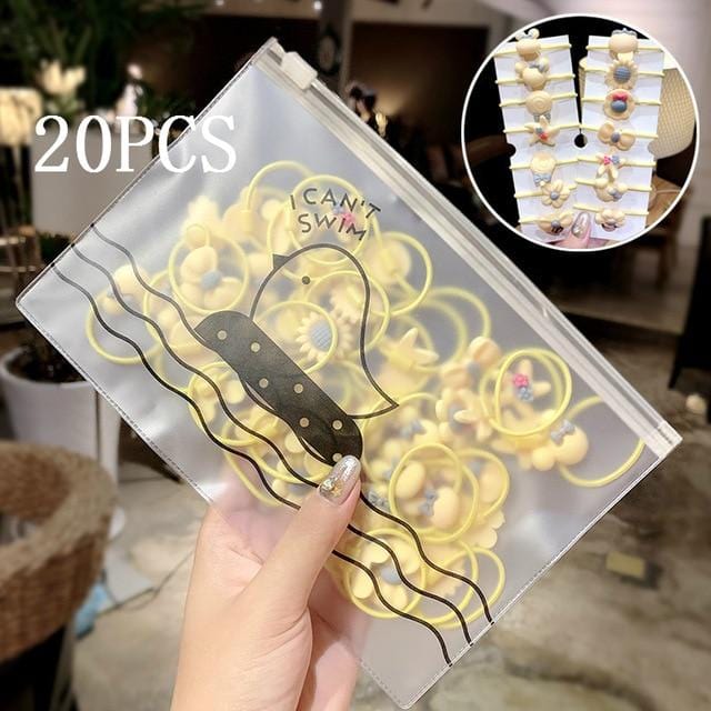 1000pcs Colors Girls Baby Hair Ring Rope Headwear Scrunchies Elastic Hair Band Kids Hair Accessories for Women Fashion Hair Tie