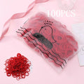 1000pcs Colors Girls Baby Hair Ring Rope Headwear Scrunchies Elastic Hair Band Kids Hair Accessories for Women Fashion Hair Tie
