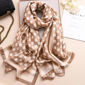 2020 luxury brand women scarf summer silk scarves shawls lady wraps soft pashimina female Echarpe Designer beach stole bandana