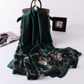 2020 luxury brand women scarf summer silk scarves shawls lady wraps soft pashimina female Echarpe Designer beach stole bandana