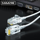 SAMZHE Cat6A Ethernet Cable  Ultrafine Cat 6 UTP Ethernet Patch Cable - Slim RJ45 Computer XBox Networking LAN Cords