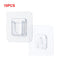 10pcs Double Sided Adhesive Wall Hooks Hanger Strong Transparent Hooks Suction Cup Sucker Wall Storage Holder Home Hook