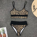 High Waist Swim Suit Leopard Brazilian Bikini 2020 Bathing Suit Women Swimsuit Tankini Swimming Suit for Women Swimwear Biquini