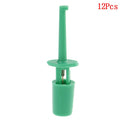 Mini 12Pcs Or 10pcs Single Test Hook Clip Test Probe For Electronic Testing IC Grabber Large Round Crocodile Clip Hook Test Clip