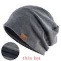 Fashion Bonnet Hat For Men And Women Autumn Knitted Solid Color Skullies Beanies Spring Casual Soft Turban Hats Hip Hop Beanie