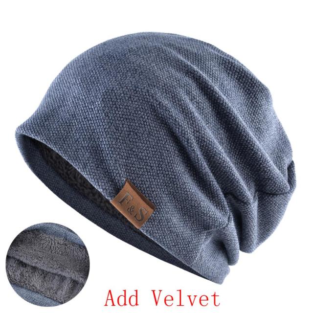 Fashion Bonnet Hat For Men And Women Autumn Knitted Solid Color Skullies Beanies Spring Casual Soft Turban Hats Hip Hop Beanie