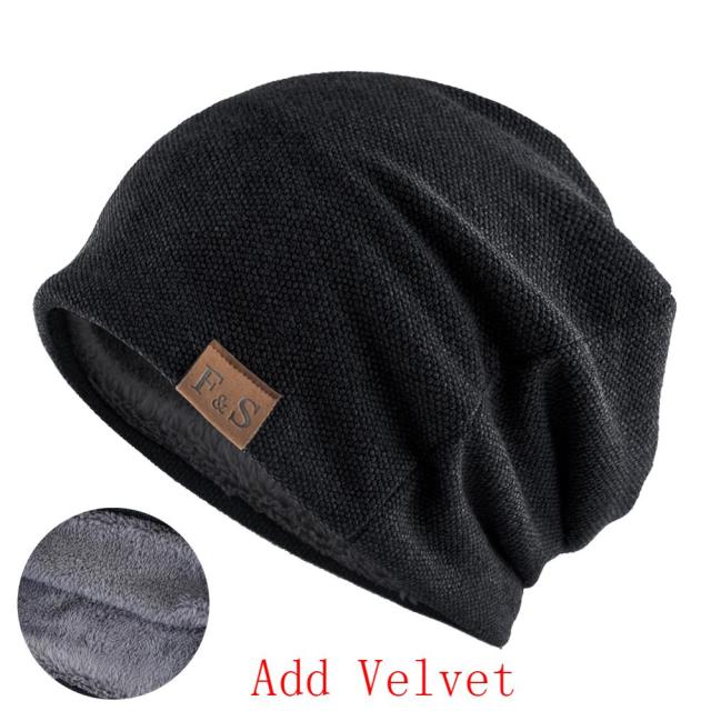 Fashion Bonnet Hat For Men And Women Autumn Knitted Solid Color Skullies Beanies Spring Casual Soft Turban Hats Hip Hop Beanie