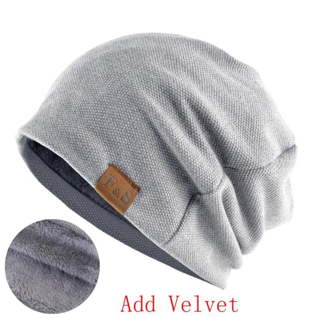 Fashion Bonnet Hat For Men And Women Autumn Knitted Solid Color Skullies Beanies Spring Casual Soft Turban Hats Hip Hop Beanie