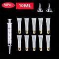 50 Pcs 10/15ml Empty Lip Gloss Tubes with  Funnels Clear Soft Lip Gloss Container Refillable Lipgloss Tubes for DIY Makeup Tool