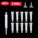 50 Pcs 10/15ml Empty Lip Gloss Tubes with  Funnels Clear Soft Lip Gloss Container Refillable Lipgloss Tubes for DIY Makeup Tool
