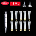 50 Pcs 10/15ml Empty Lip Gloss Tubes with  Funnels Clear Soft Lip Gloss Container Refillable Lipgloss Tubes for DIY Makeup Tool