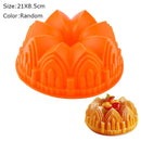 Silicone Cake Molds Flower Crown Shape  Baking  mold kitchen Tool 3D Bread Pastry Mold Pizza Pan DIY Birthday Wedding Party
