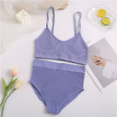 Seamless Women Bra Set Cotton Sexy Thong Tank Top Solid Breathable Low Waist Panty Ladies Lingerie Set  Fashion Underwear Set