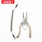 NOEBY Fishing Accessories Mini Pliers Tool For Small Slip Ring Of Lures Stainless Steel Fishing Plier Braid Line Cutter