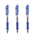 Retractable Gel Pens Set Black/red/blue Ink Colored Gel Pen 0.5mm Replaceable Refills Office&school Supplies Stationery