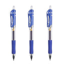 Retractable Gel Pens Set Black/red/blue Ink Colored Gel Pen 0.5mm Replaceable Refills Office&school Supplies Stationery