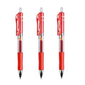 Retractable Gel Pens Set Black/red/blue Ink Colored Gel Pen 0.5mm Replaceable Refills Office&school Supplies Stationery