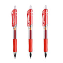 Retractable Gel Pens Set Black/red/blue Ink Colored Gel Pen 0.5mm Replaceable Refills Office&school Supplies Stationery