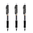 Retractable Gel Pens Set Black/red/blue Ink Colored Gel Pen 0.5mm Replaceable Refills Office&school Supplies Stationery