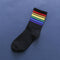 Fashion Socks Cotton Rainbow Stripes Christmas Gift Classic Warm Casual Tide Harajuku Funny Cute Pop Korean Socks For Women