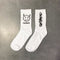 Japanese Cotton Cartoon Pattern Hip Hop Style Breathable Mid Tube Socks Skateboard Socks 1Pair Soft Long Sock for Men