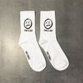 Japanese Cotton Cartoon Pattern Hip Hop Style Breathable Mid Tube Socks Skateboard Socks 1Pair Soft Long Sock for Men