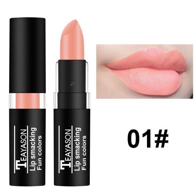 12 Colors Matte Lipstick Lip Gloss Cosmetic For Makeup Long Lasting Moisture Make Up Waterproof Lipstick Lips Tint Pomade TSLM5