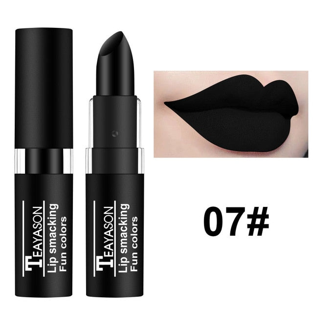 12 Colors Matte Lipstick Lip Gloss Cosmetic For Makeup Long Lasting Moisture Make Up Waterproof Lipstick Lips Tint Pomade TSLM5